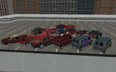 GTA LCS Cars Pack (+Beta) in GTA 3 Style